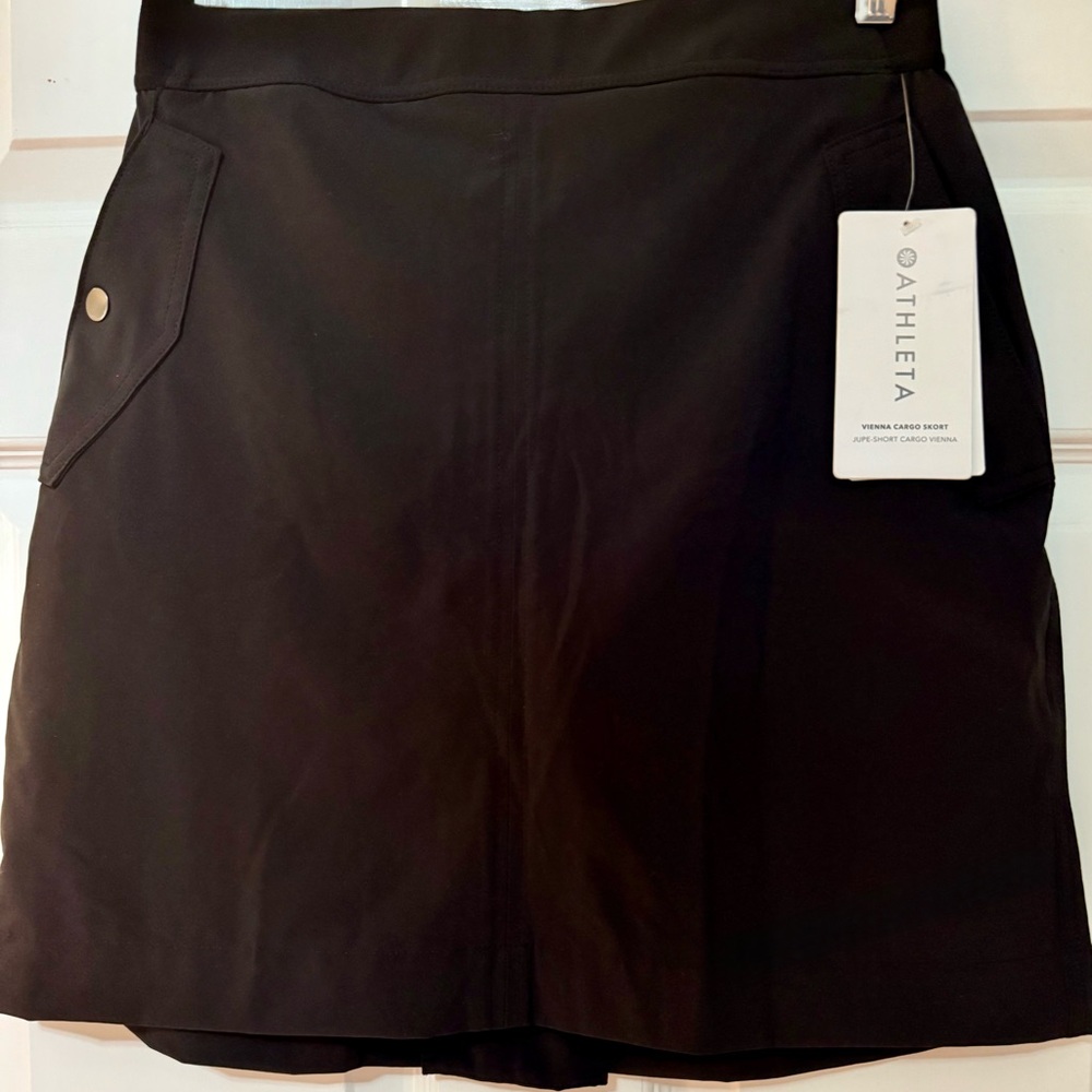 Athleta Black Skort Tailored Performance Shorts